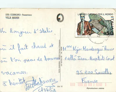 Villa Manin — Passariano (UD) — FOTO GHEDINA — Achterkant