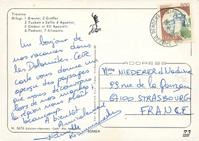 Rifugi del Brenta — Montanhas e refúgios alpinos — Edições «Hermes» — Verso