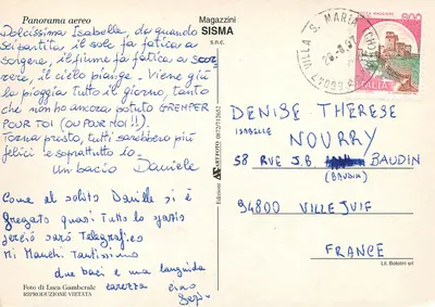 Villa Santa Maria — panorama z lotu — Wydawnictwo Magazzini SISMA — Rewers