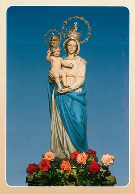 Estátua da Virgem com o Menino — S. Damiano di S. Giorgio (Piacenza) — Foto Tassini - S. Giorgio (PC)