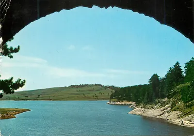 Lago Muccone — vista desde uma arca natural — Ed. A. De Buono, n° 213