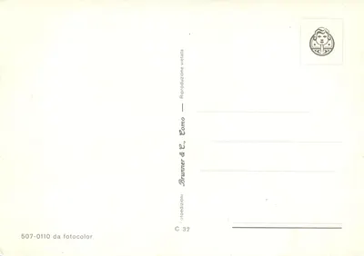 Alassio — vista panoramica della spiaggia e del porto — Brunner & C., Como — Verso