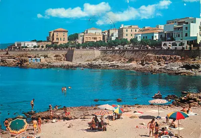 Praia e panorama — Alghero — Ed. Macina - Alghero