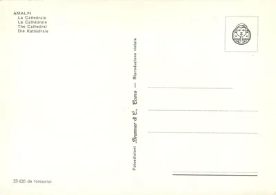 Amalfi — Katedra — Brunner & C., Como — Rewers