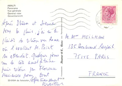 Amalfi — Ogólny widok — Brunner & C., Como nr 31 — Rewers