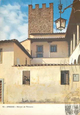 Arezzo - Casa de Petrarca — editor desconhecido, n° 43
