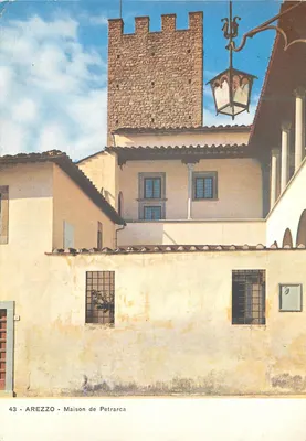 Arezzo - Casa de Petrarca — editor desconhecido, n° 43