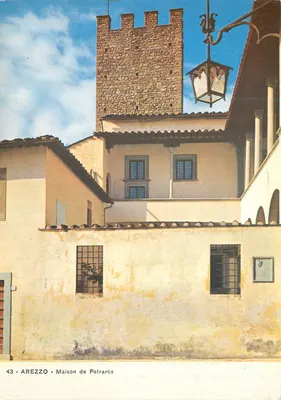 Arezzo - Casa de Petrarca — editor desconhecido, n° 43
