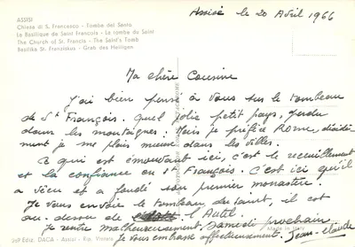 Assise - Tumba do Santo Francisco - Basílica de Santo Francisco - Ediz. DACA n°209 — Verso