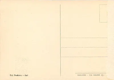 Asti — Madonna del Pottone — Ed. Perkumo — Verso