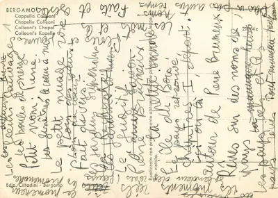 Bergame — Kaplica Colleoni — Wyd. Cittadini — Rewers