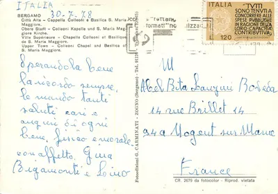 Bergamo — Città Alta — Kaplica Colleoni i Bazylika S. Maria Maggiore — Fotodizioni G. Carminati — Rewers