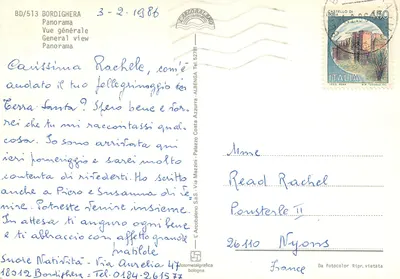 Bordighera — Widok ogólny — L'Arcobaleno S.A.S. — Rewers
