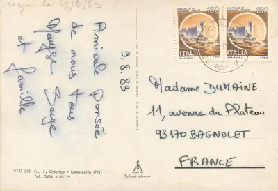 Porto S. Margherita — Caorle — Wyd. S. Odorico, nr CAO 350 — Rewers