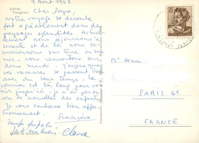Capri — Faraglioni — Brunner & C. wydawca, n° 24-042 — Rewers