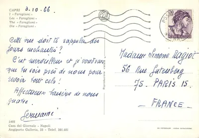 Les Faraglioni — Capri — Casa del Giornale, Napoli — Rewers