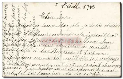 Arranjo de rosas e flores — À nosso querido ausente — Patriotic 1074 — Verso