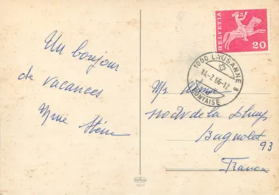 Alpinisme en Zwitserse bergen — uitgever Krüger, n°754/17 — Achterkant