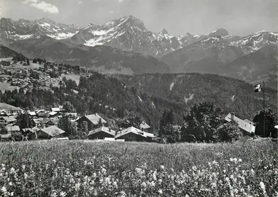 Panorama sobre os Muverans - Villars-Chesières — Photoglob-Wehrli AG, Zürich, n° 9848