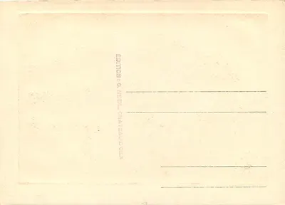 Castelo de Oex — Montanhas Nevadas — C. Deniécy — Verso