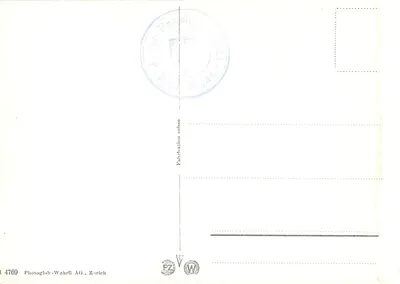 Julier-Hospiz (2244 m) — Widok na Dolinę Agnelli — Photoglob-Wehrli AG, Zurych, nr 4769 — Rewers