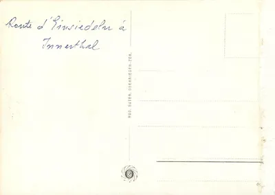 Am Sihlsee — Bl. auf Willerzell — Rud. Suter, Oberrieden-ZCH. — Rewers