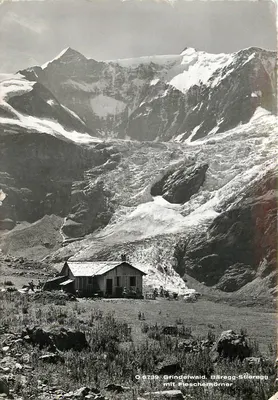 Grindelwald — Bäregg-Stieregg mit Fiescherhörner — Verlag B. Chr. Kaufmann