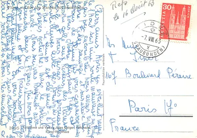Spacer na górze — Spacer na górze — Jules Geiger, n° 3995 — Rewers