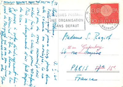 Cabane I.O.G.T. — Guttempler, Berghaus près d'Orvin — éditeur inconnu — Rewers