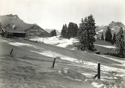 As Dentes de Morcles e as Dentes do Meio-Dia — Encanto e esplendor de Villars — Foto Edição Ed. Pôt, Villars, n°287
