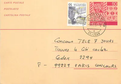 Concurso Tele 7 Dias — Thionville — Helvetia