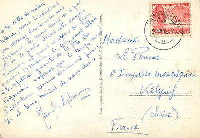 Zamek Chillon i Dents du Midi — 1004 — Wydawnictwo Léman & Laubscher, Rapoud — Rewers