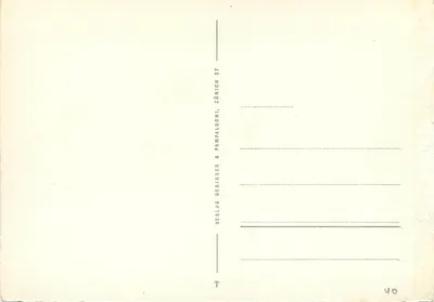 Vitznau y Weggis — vista lacustre — V 3202, Verlag Pampalunger & Beringer, Zúrich — Reverso