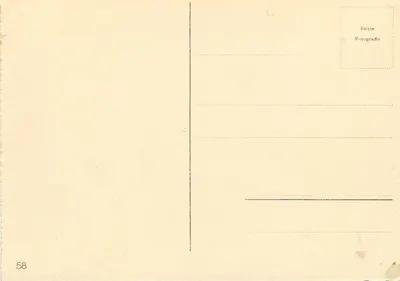 Zurich, Landesmuseum — widok budynku i mostu nad rzeką — Ecute Fotograf, nr 58 — Rewers
