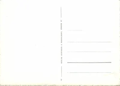 Zurych. Fraumünster, Meise — widok z powietrza — Verlag & Pampalinger, Zurych — Rewers