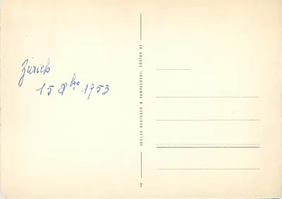Zurich - Utoquai — widok na jezioro z łódkami — wydawca Z 26 — Rewers