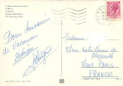 Wenecja — Najbardziej znane kościoły — Wyd. ARDO — Rewers