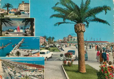 Viareggio — Viali Lungomare, Vasca Luminosa, Molo — Stabilimento Fotografico Cesare Capitello-Milano