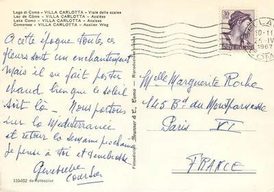 Villa Carlotta - Azaleias - Brunner & C. - 110-052 — Verso