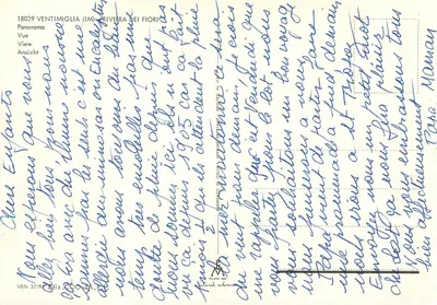 Ventimiglia (IM) — Riviera dei Fiori — widok panoramiczny — wydawca VEN 37/97 — Rewers