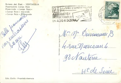 Ventimiglia — Riviera dei Fiori — Ediz. Gieffe — Rewers
