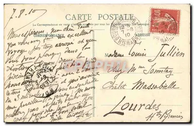 Bourbonne-les-Bains — A Igreja Nossa Senhora — Livraria Dailly, Nancy, n°19 — Verso