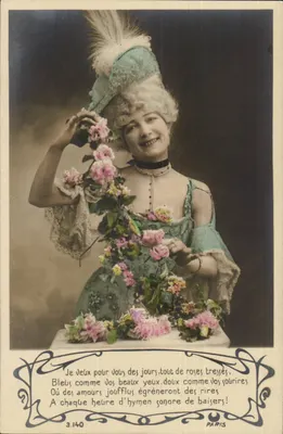 Mulher em traje de palco — Paris — editor Paris, n° 3.140