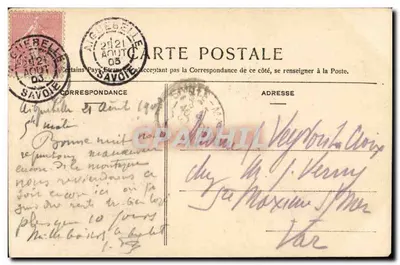 Albertville - A Igreja — n° 676 — Verso