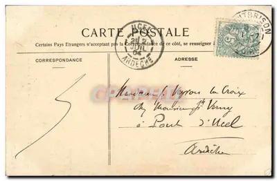 Montbrison — Portal Notre-Dame — Wydanie Nowe Galerie Bachelot, nr 162 — Rewers