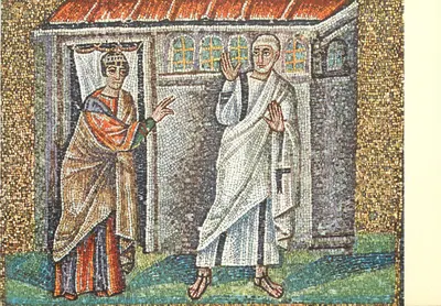 A negação de Pedro — Mosaico de Ravena — Editora Beatrice Deste, n° 10795
