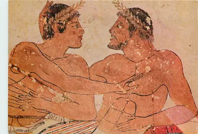Paestum — Scena erotyczna z grobu nurkowca — Ediz. Matonti