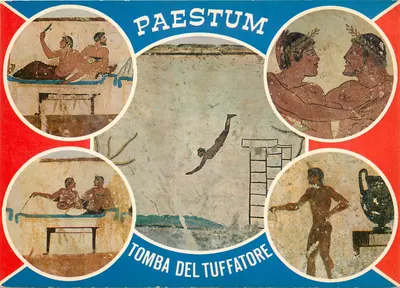 Paestum — Grobowiec Tuffatore — Wydawca Matonti, nr 174