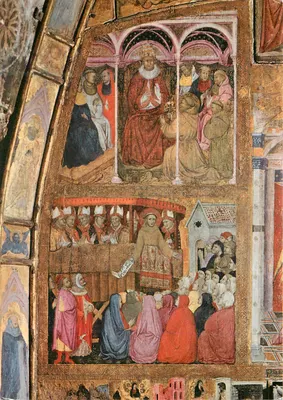 Basílica Patriarcal de S. Maria degli Angeli (Assis) — Polittico de Oração Ilario da Viterbo (1393) — detalhe