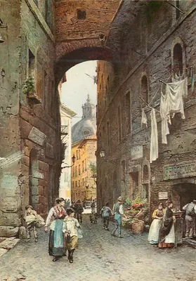 Widok Rzymu — Via Giulio Romano — Wydawca Multigrafe Terni